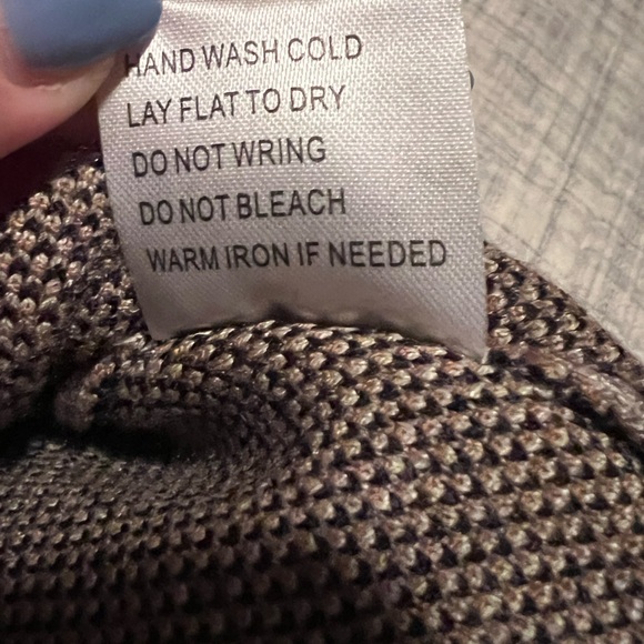 🎁 NEW Nikka K gray sweater pearl bow Dachshund Doxie viscose L large soft dog - Picture 12 of 12